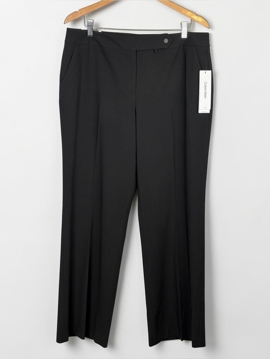 Calvin Klein Pants - NWT Calvin Klein Classic Fit Suit Trouser Leg Pants Black 14